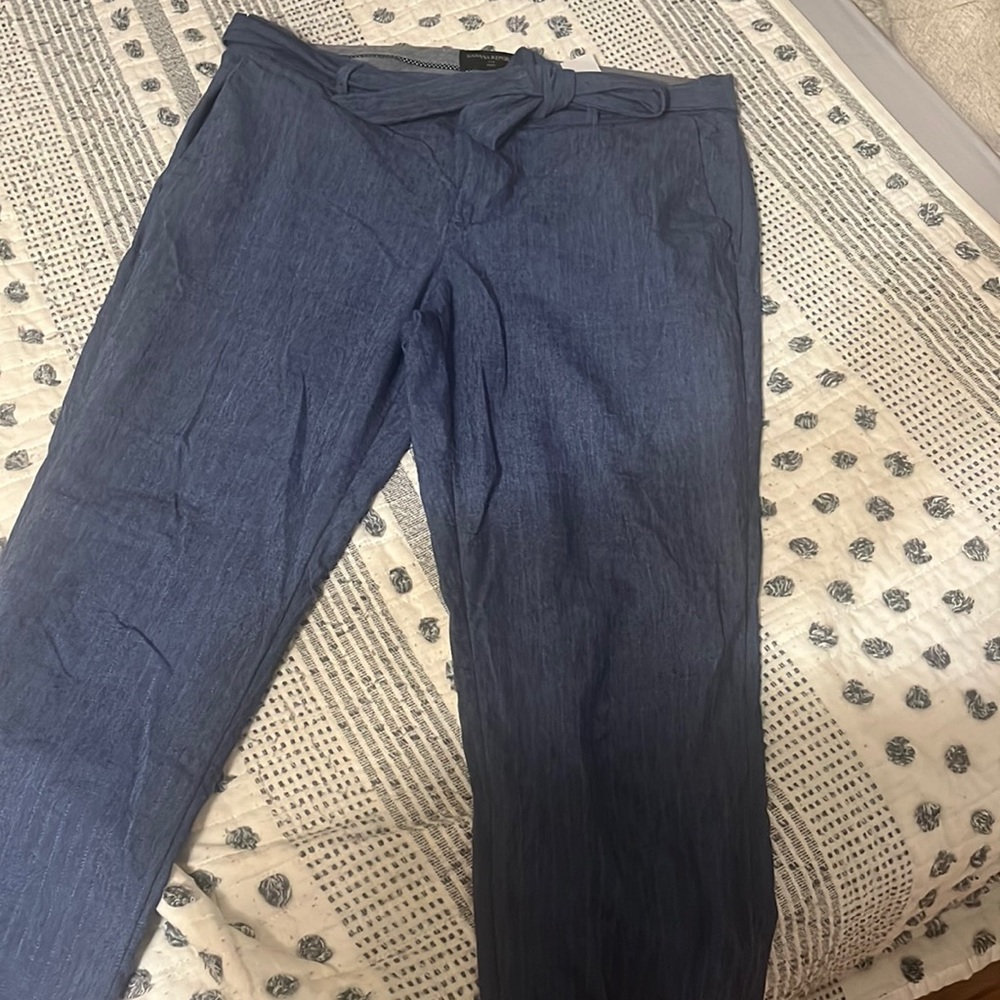 Dress Pants For Women, blue, size 10, Banana Republic, Fit is Avery